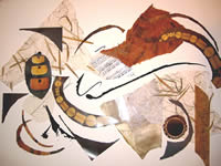 "Good News", a collage by Ruth Dombrow