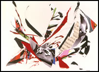 "Oceans", a collage by Ruth Dombrow