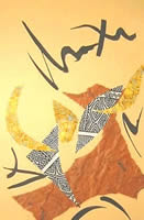 "Sedona Dream", a collage by Ruth Dombrow